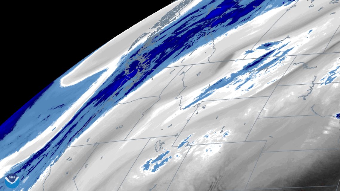 GOES-East Sees Deep Trough in the West