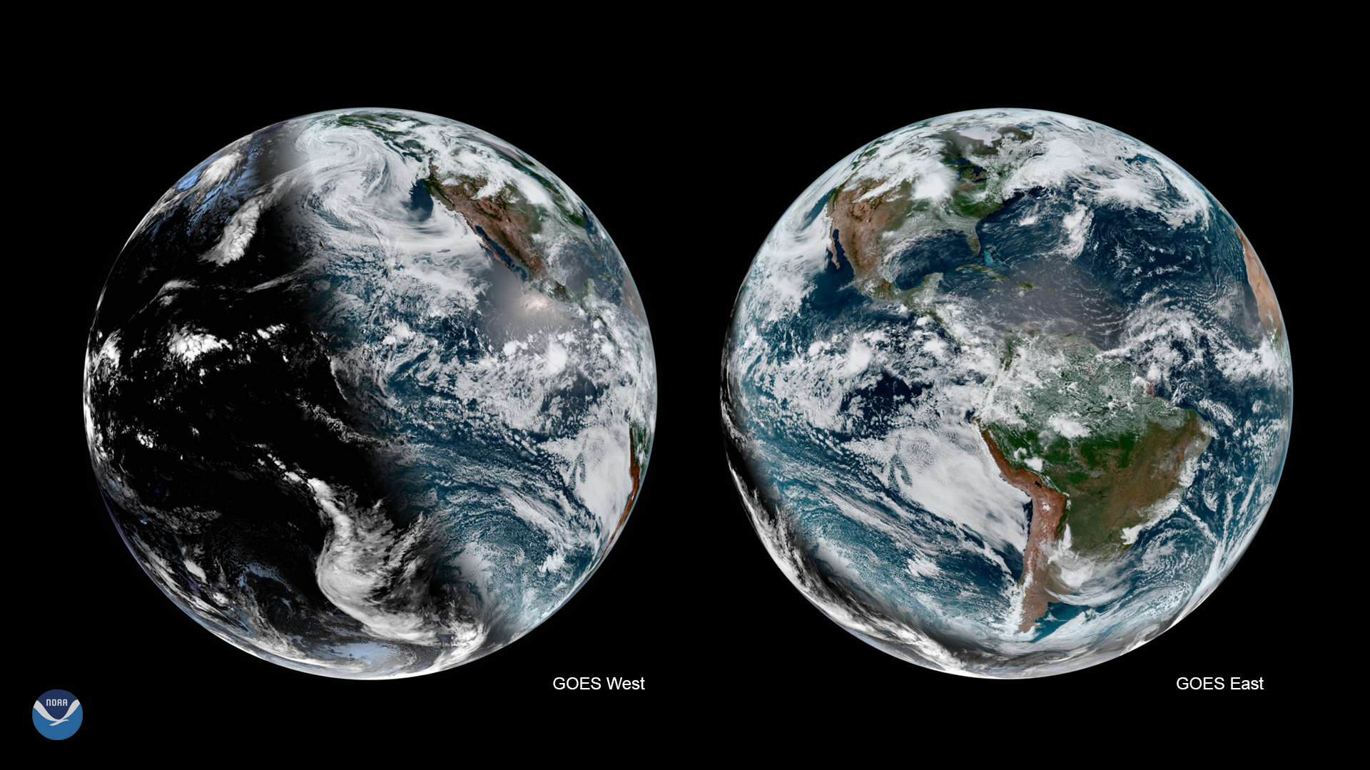 GOES East and West see the summer solstice