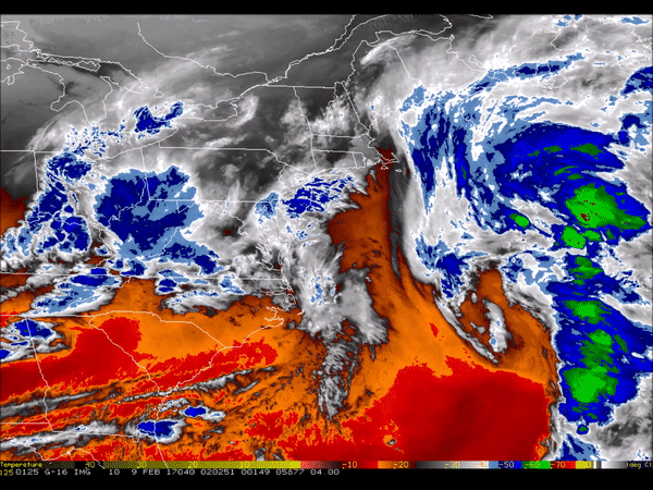 GOES-16's Water Vapor Bands Prove Useful in Monitoring Winter Storms