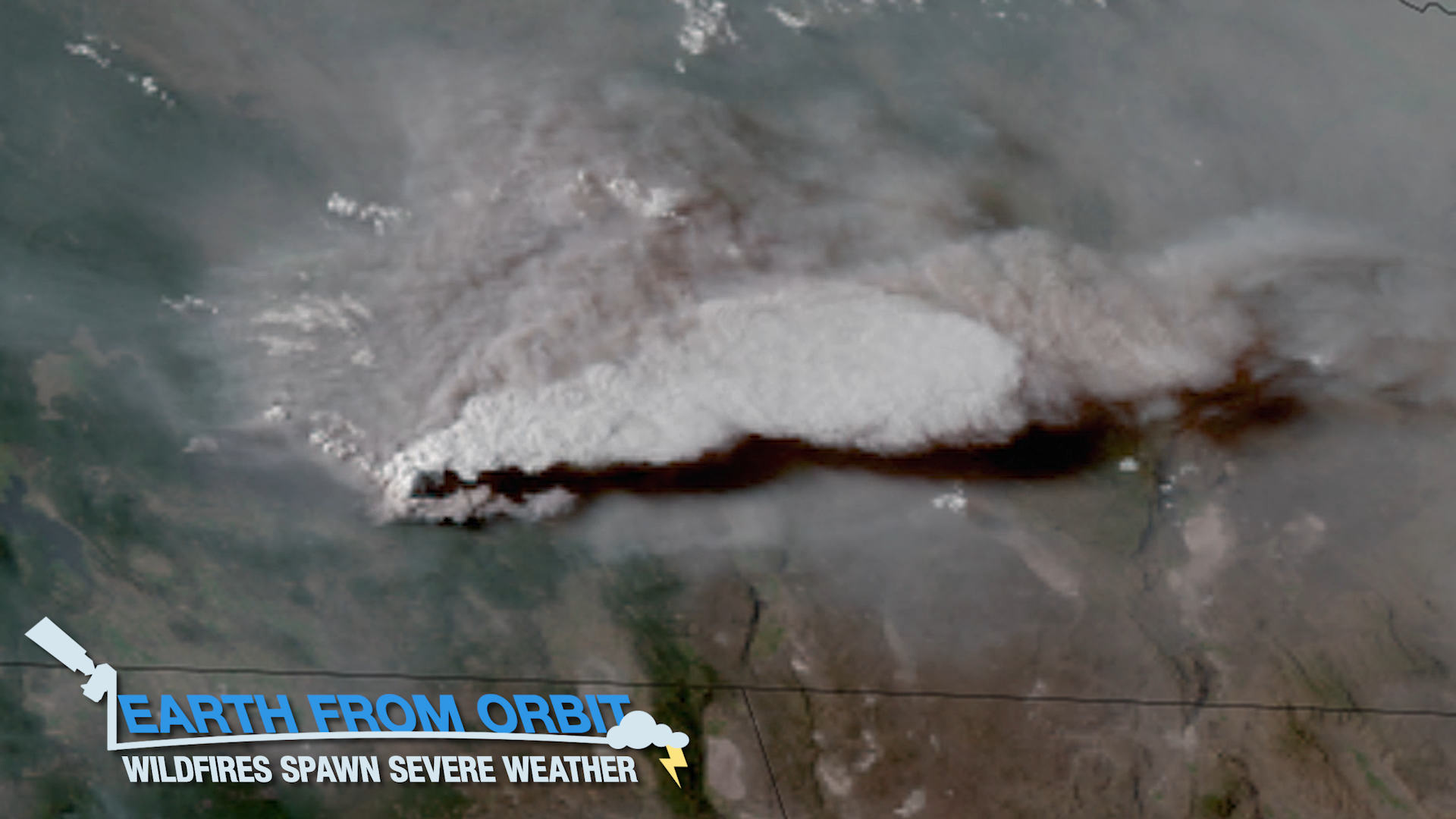 Earth from Orbit: Wildfires Spawn Severe Weather