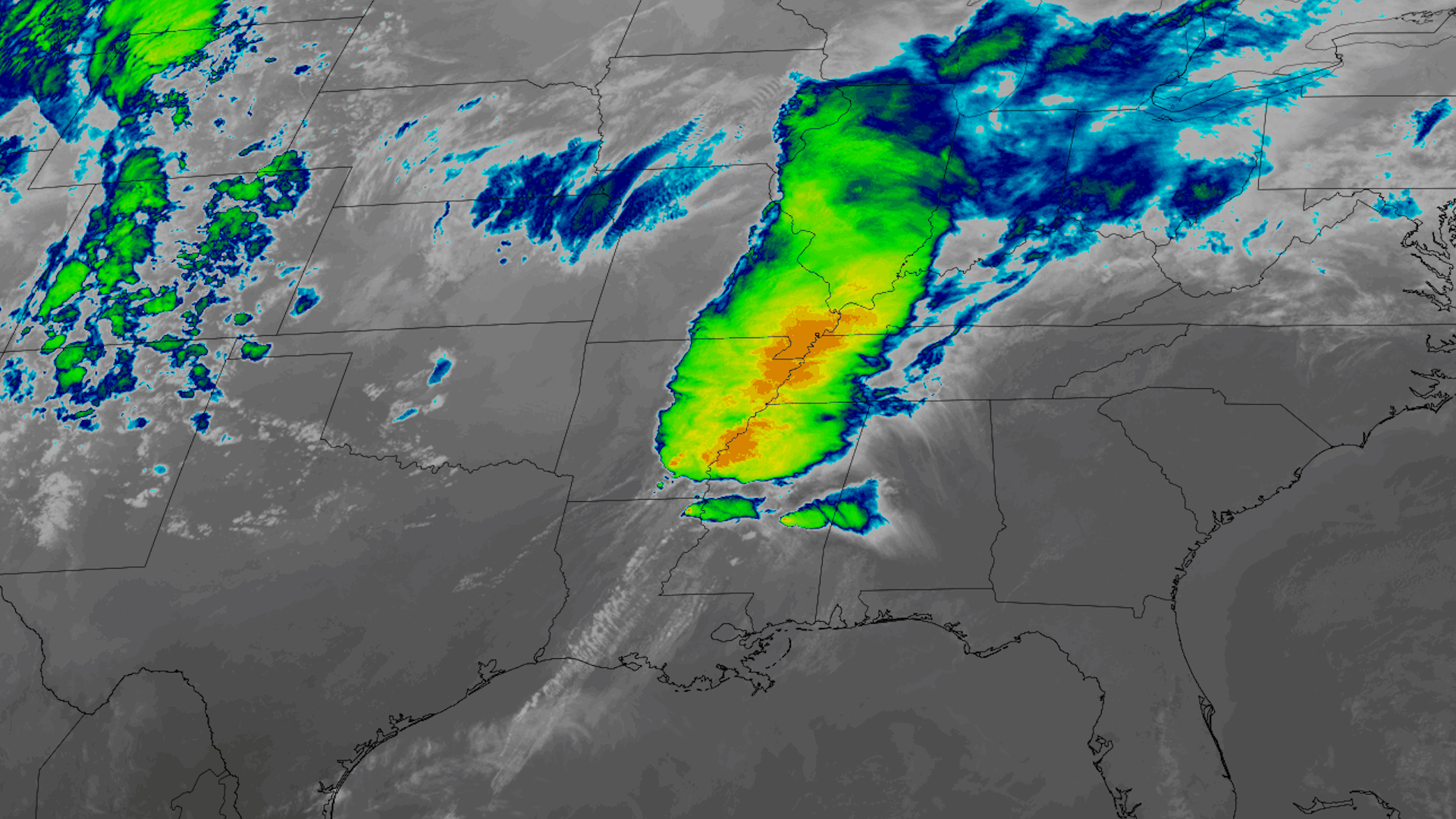 Violent Storms Tear Through the South