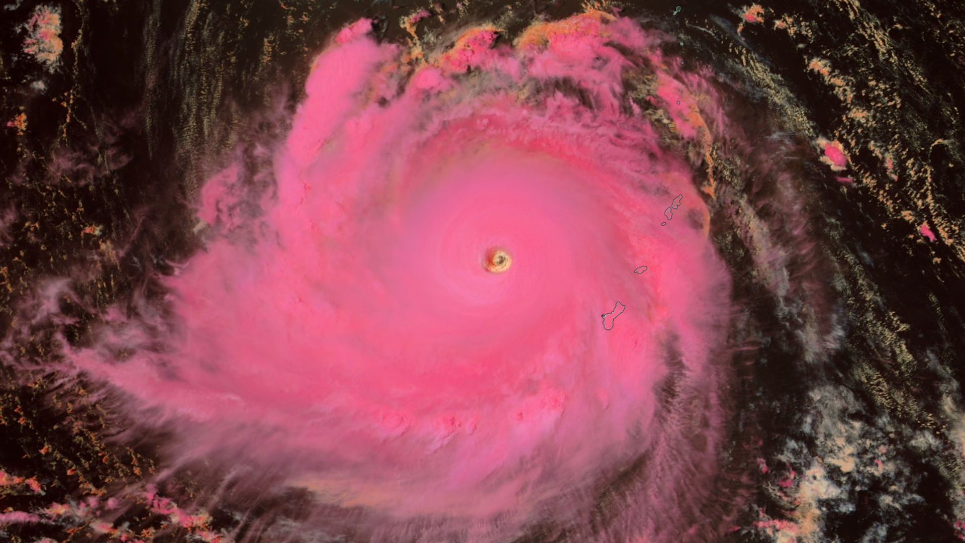 Typhoon Mawar Barrels Across the North Pacific 