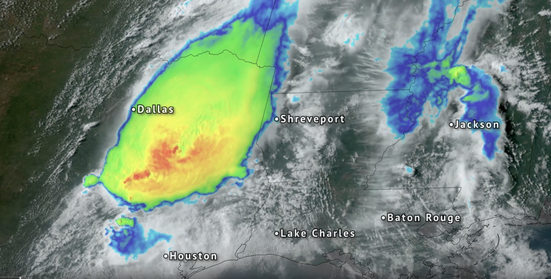 Slow Moving Storms Flood Texas