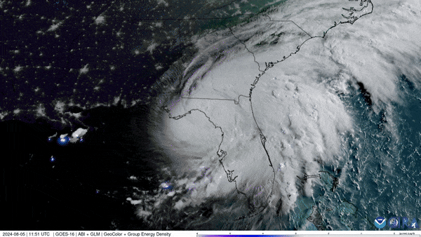 Debbie makes landfall in Florida