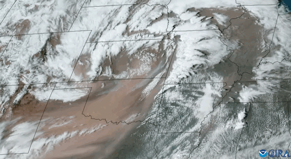 Multi-day GeoColor imagery via NOAA’s GOES East satellite follows the severe weather outbreak that occurred across the central and eastern United States. This imagery spans from March 14-17, 2025. 