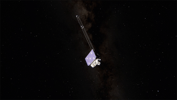 SWFO-l1 satellite in space.
