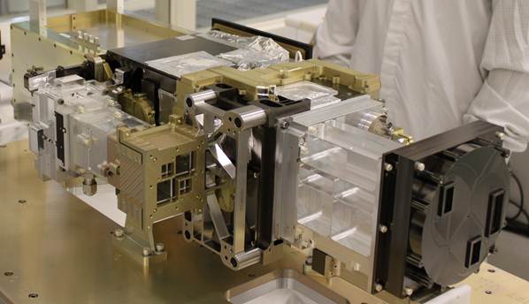 Side view of EXIS during testing
