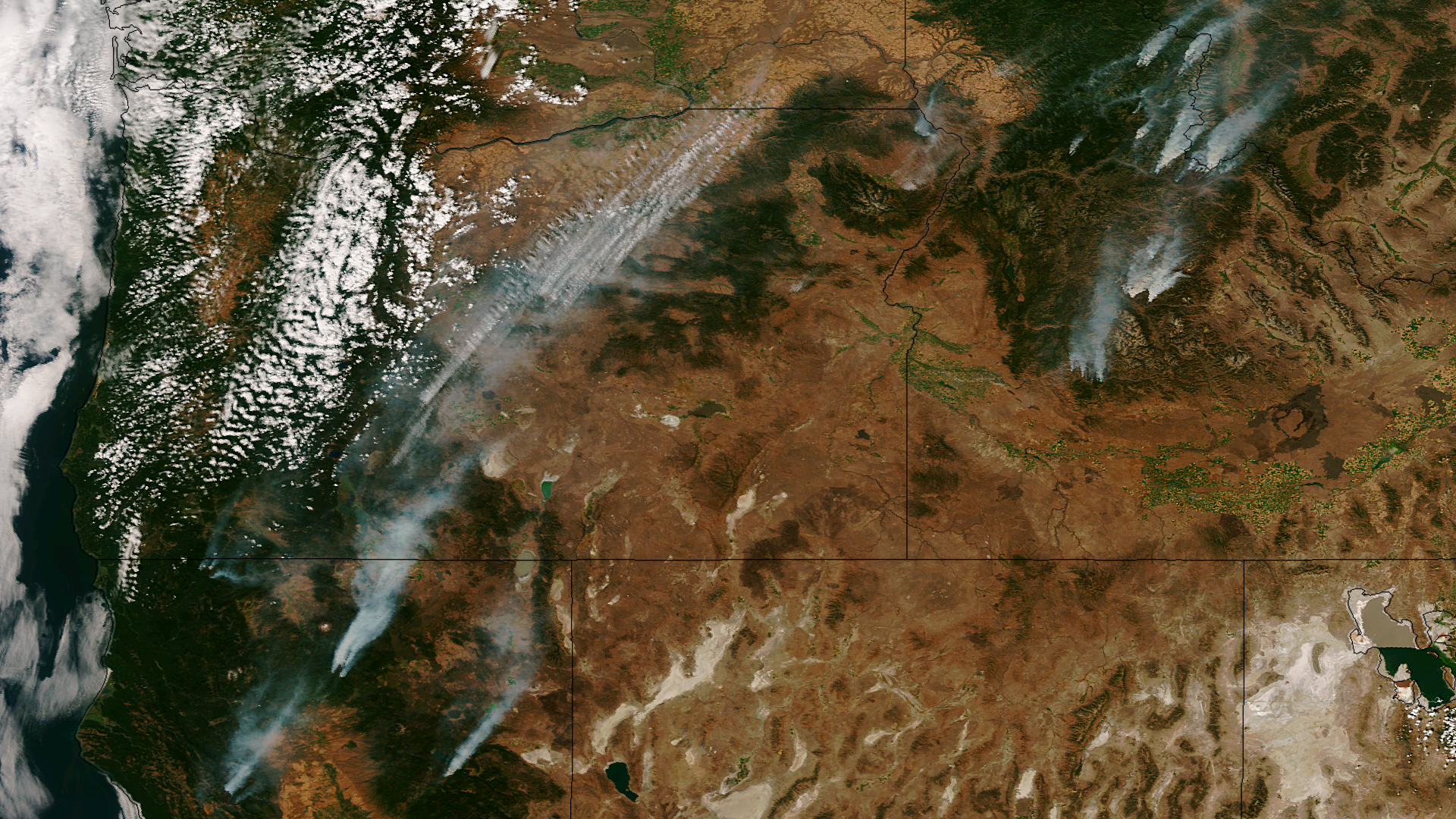 Wildfires Continuing to Ravage the Western U.S.