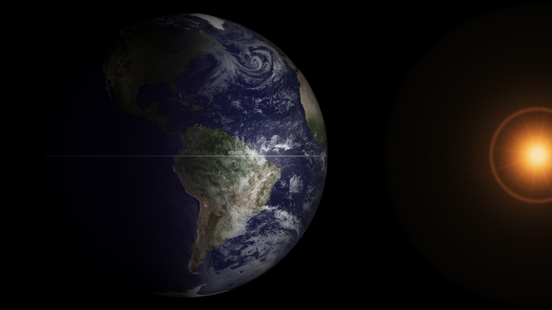 GOES Satellite Captures Spring Equinox