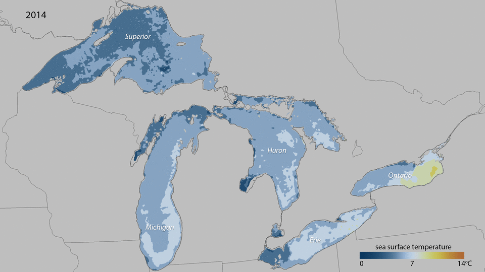 Image of the great lakes