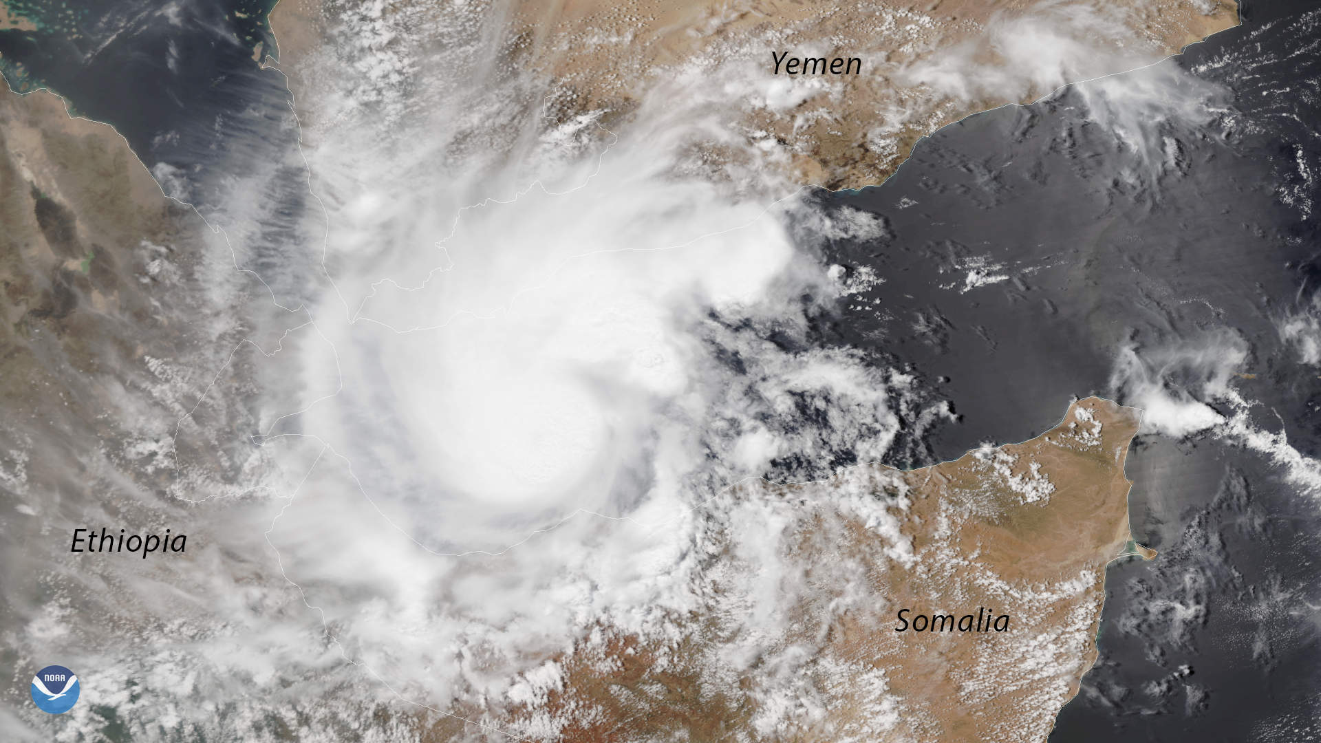 Rare Tropical Cyclone in the Gulf of Aden