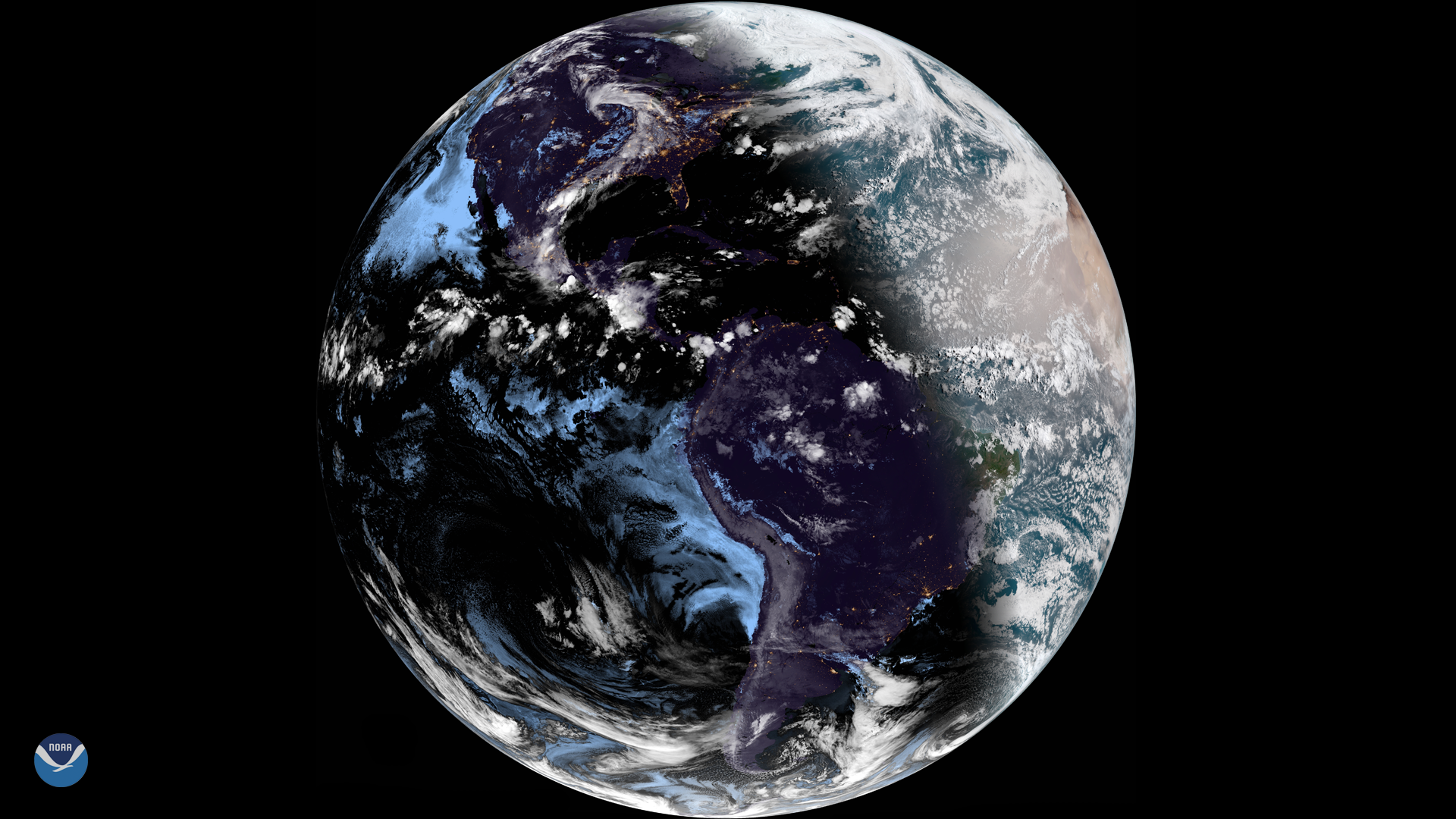 The Summer Solstice Seen from Space