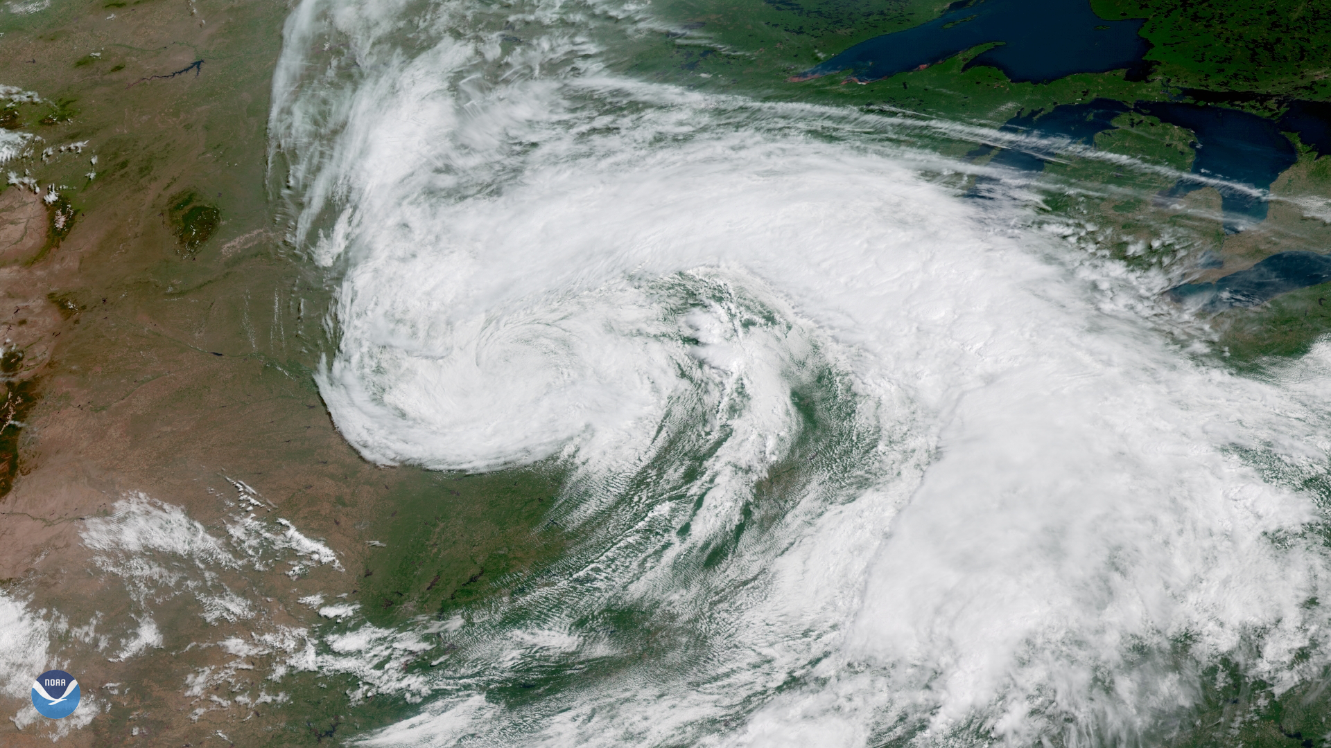 Mid-Latitude Cyclone on the First Day of Summer