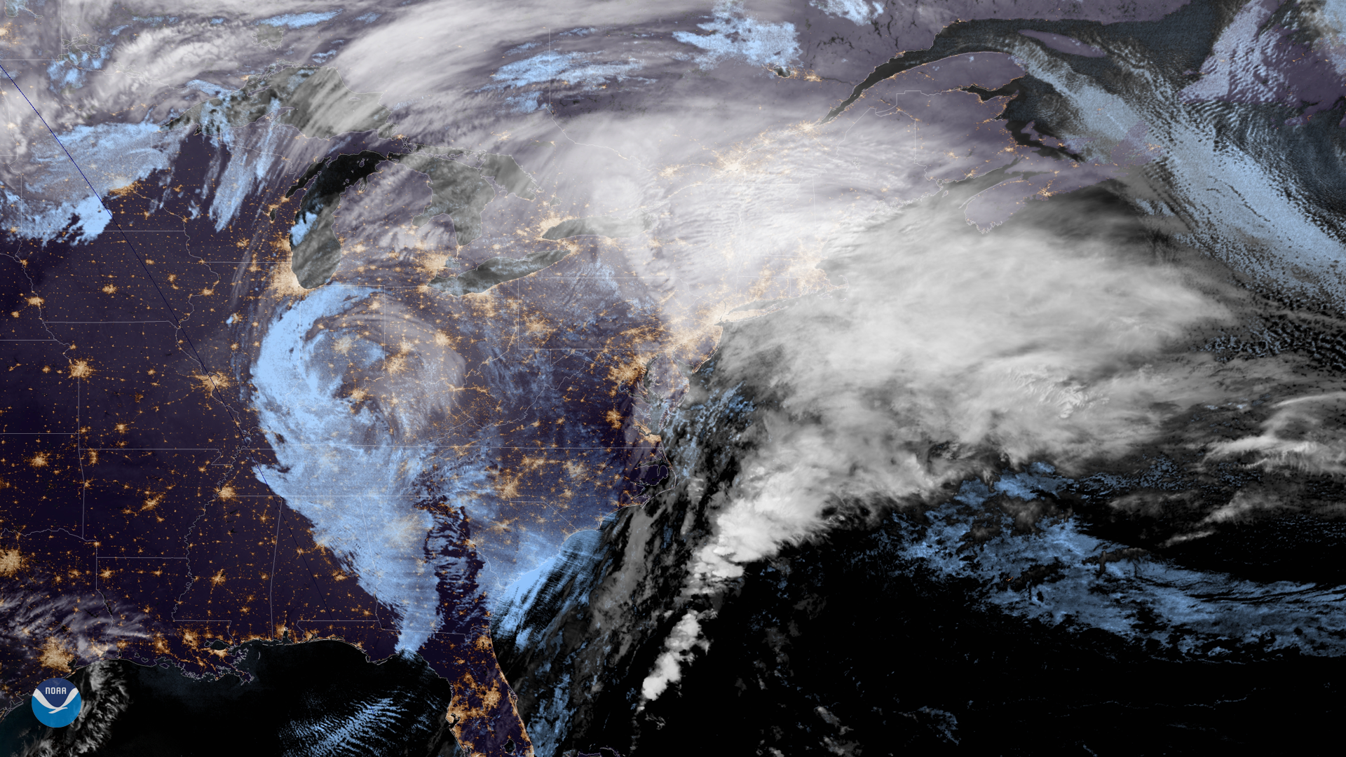Early Season Winter Storm Hammers the Eastern U.S.