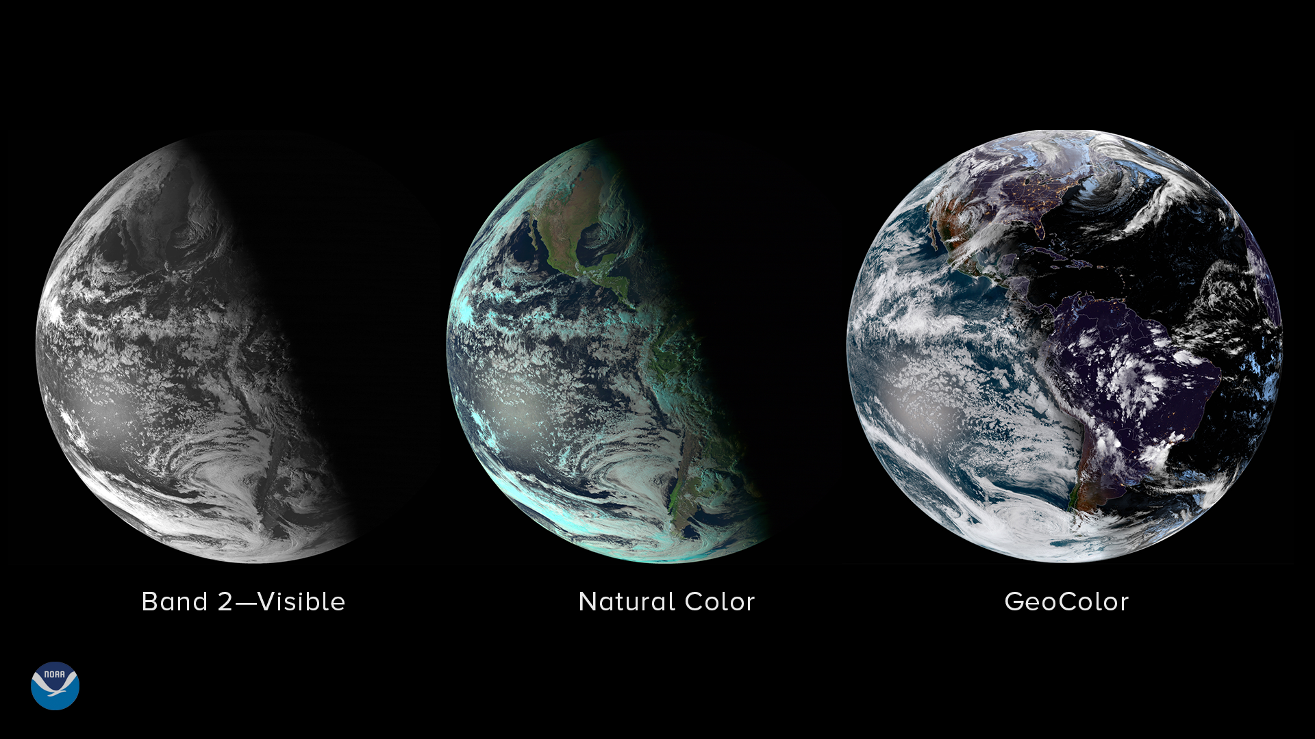 Three Views of the Winter Solstice from Space