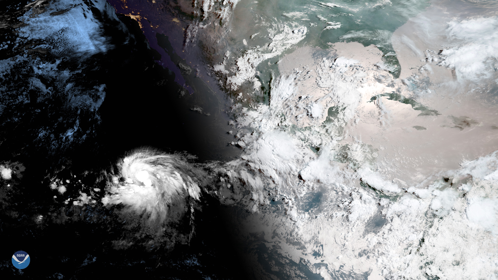 Tropical Storm Barbara Strengthening in the Eastern Pacific
