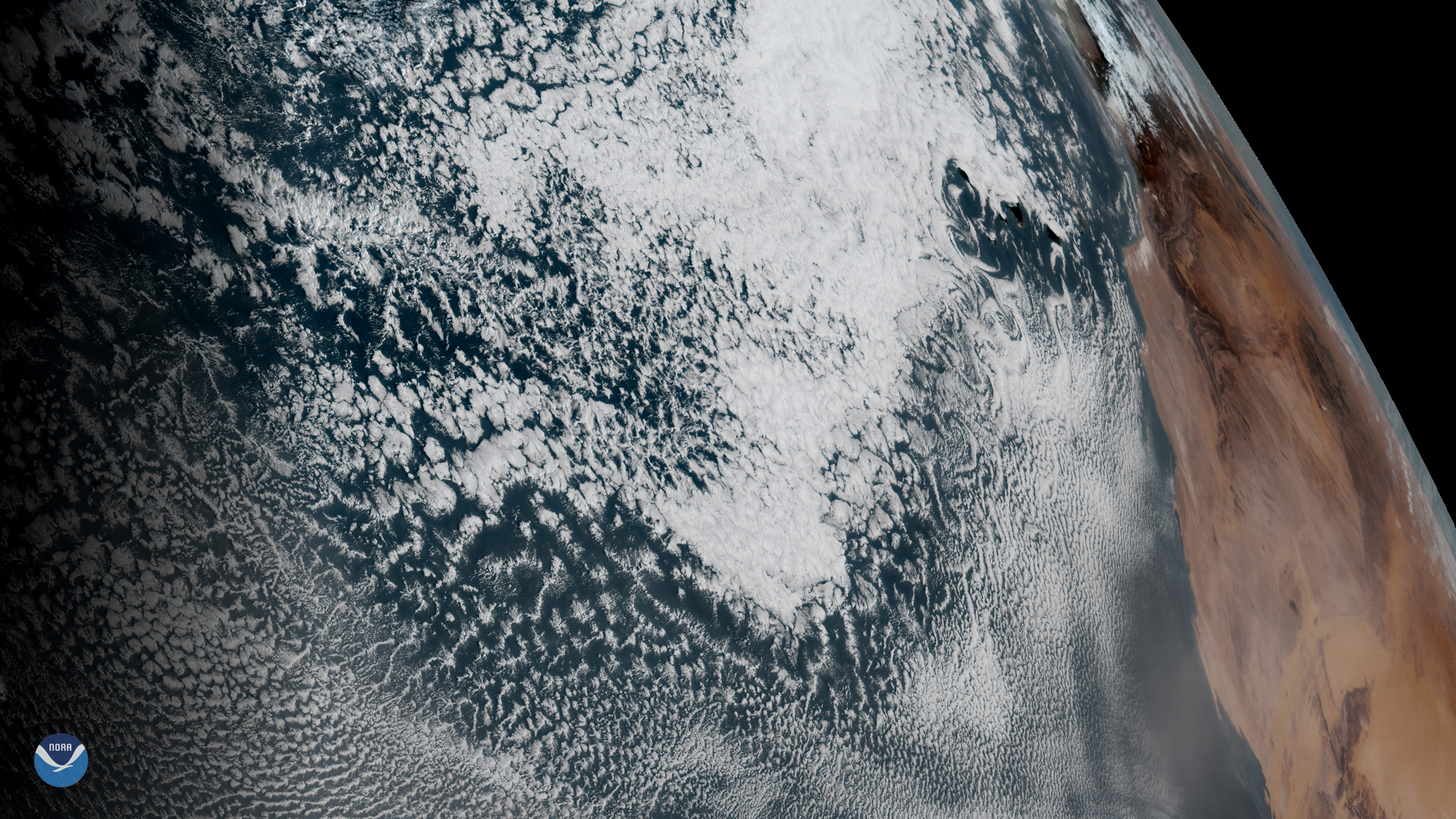 Von Kármán Vortices Make Swirling Cloud Patterns off Canary Islands