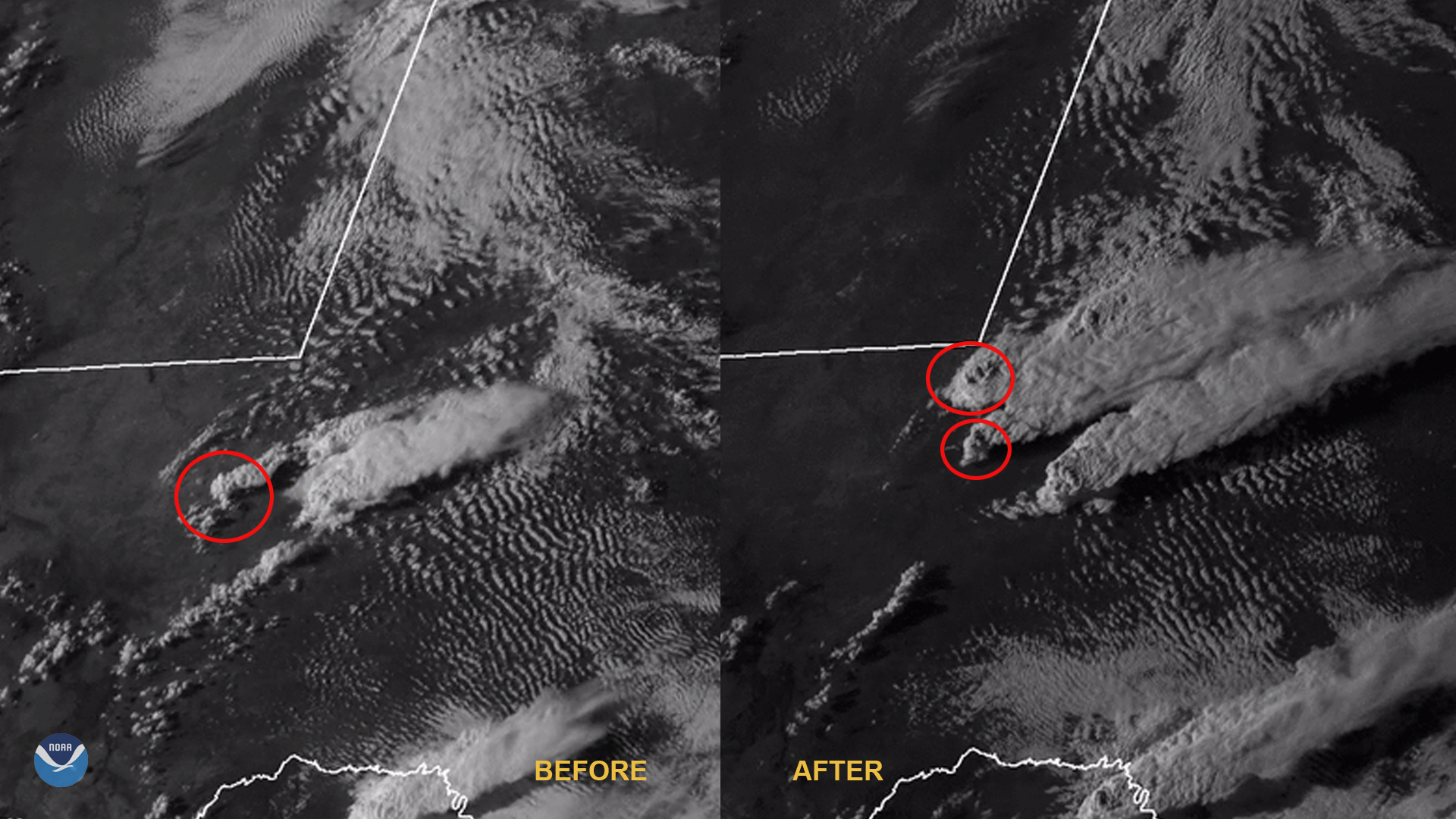 GOES-East Watches Supercells Split as Powerful Storm System Moves Eastward