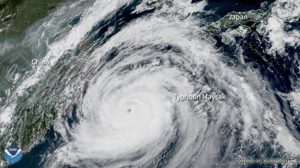 Image of Typhoon Maysak