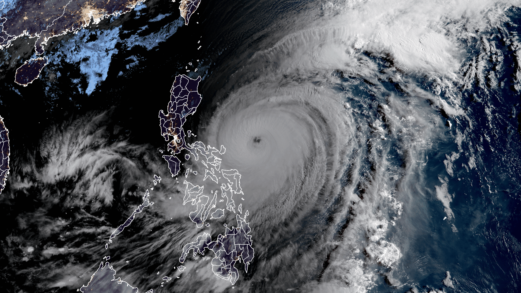 Typhoon Surigae Churns Near the Philippines