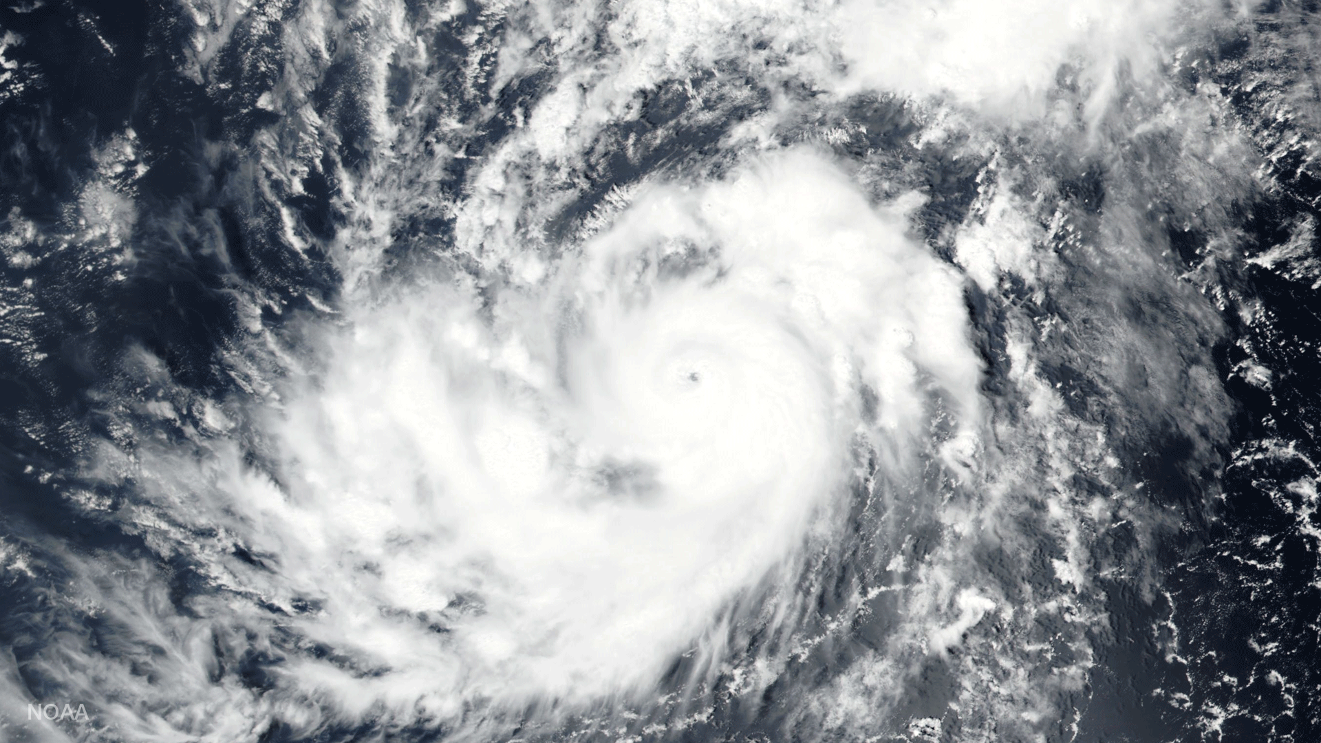 Hurricane Irma Strengthens in the Atlantic Ocean