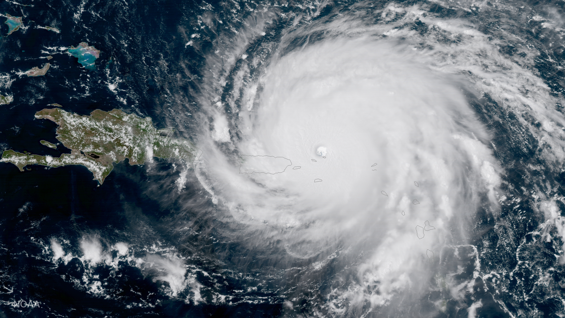 Hurricane Irma Approaches Puerto Rico