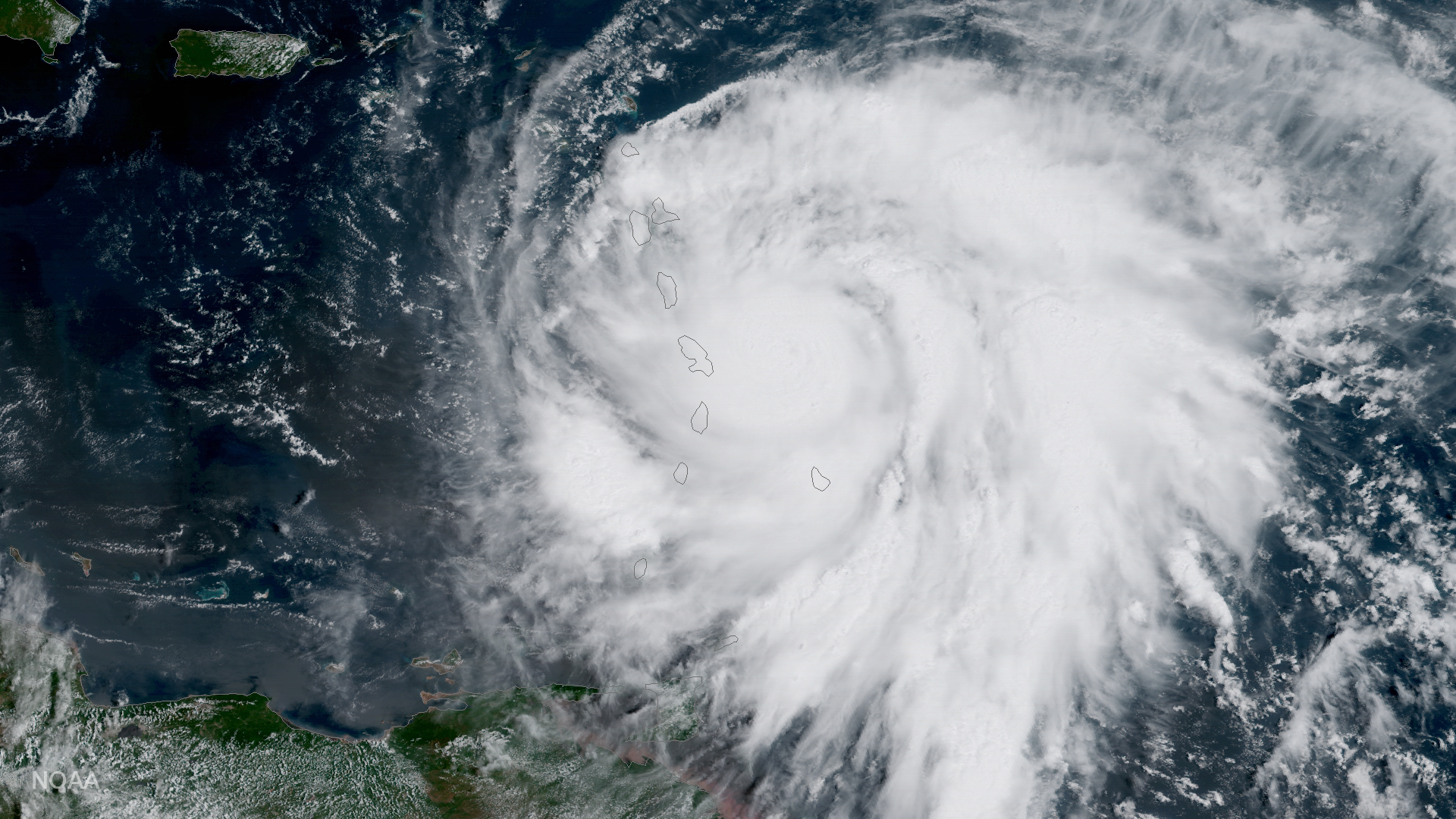 Hurricane Maria Raised to Major Status