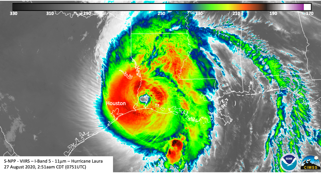 JPSS Satellites Provide Unique Perspective of Hurricane Laura