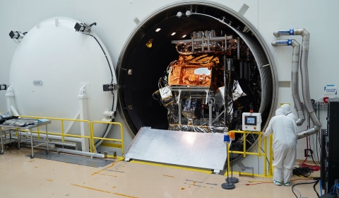 Image of JPSS-2 Thermal Vacuum Testing