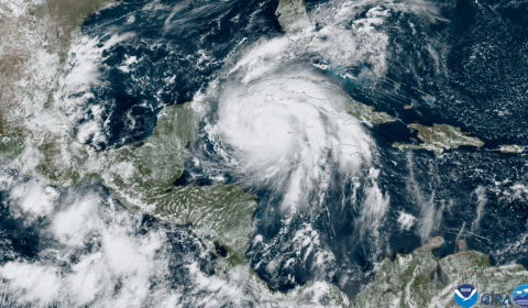 Image of Hurricane Ian on september 26th, 2022
