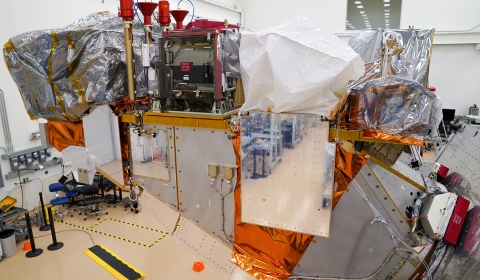 CrIS instrument and others are integrated onto the JPSS-2 bus
