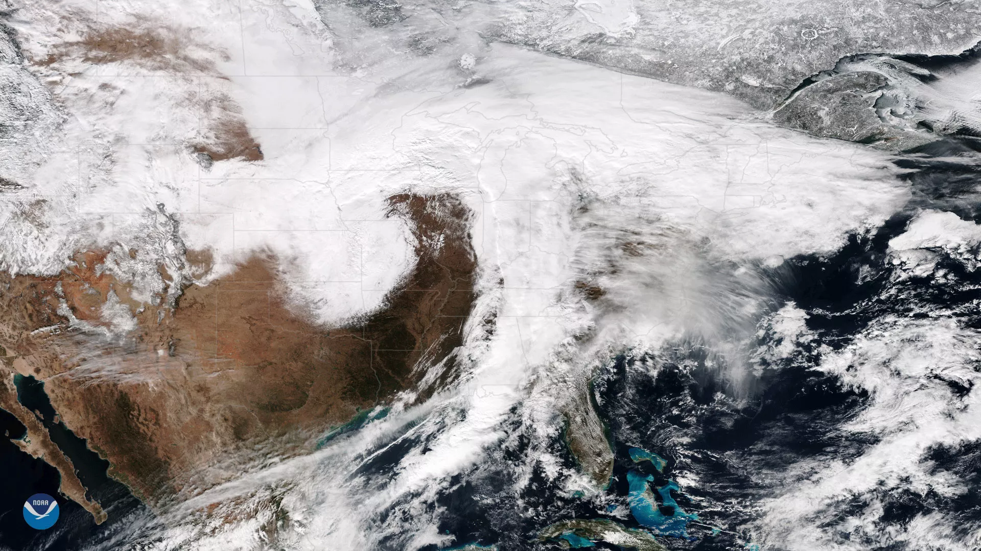 Image of a Winter Storm Brings Snow, Whiteout Conditions to the Central U.S.
