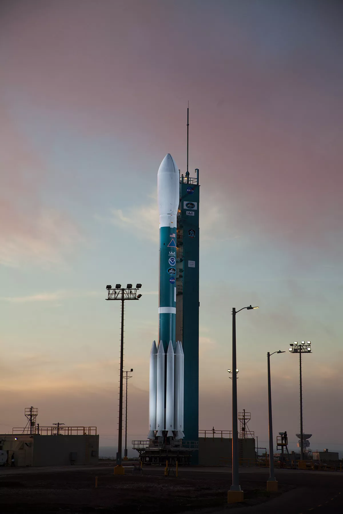 Image of JPSS on the launch pad