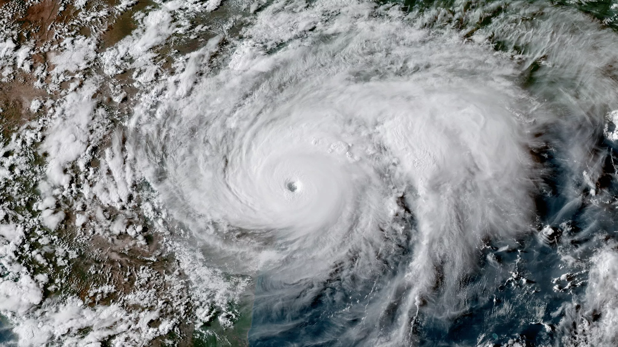 Image of Hurricane Harvey August 25, 2017 peak intensity