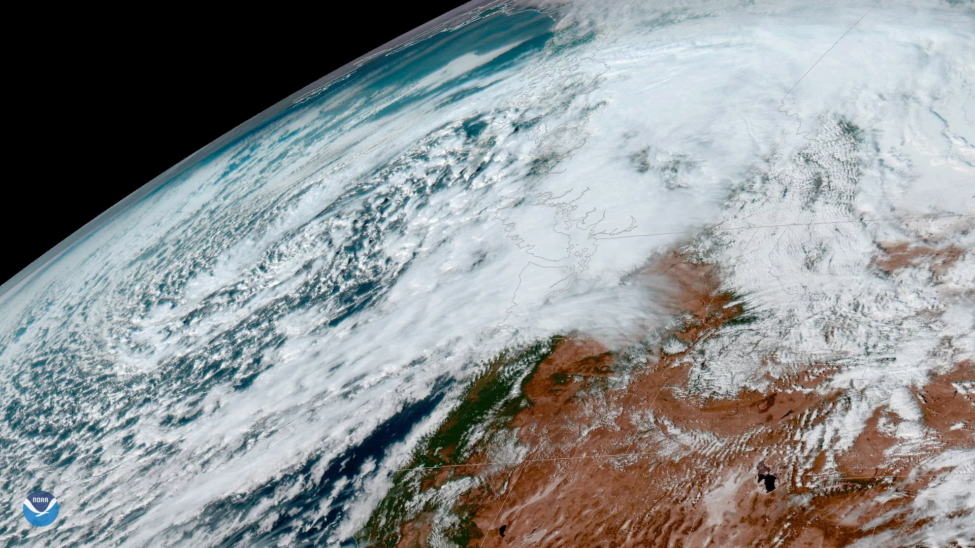 Image of Heavy Rain and Snow Battering the Pacific Northwest