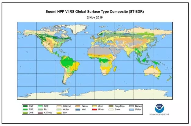 Image of a world map