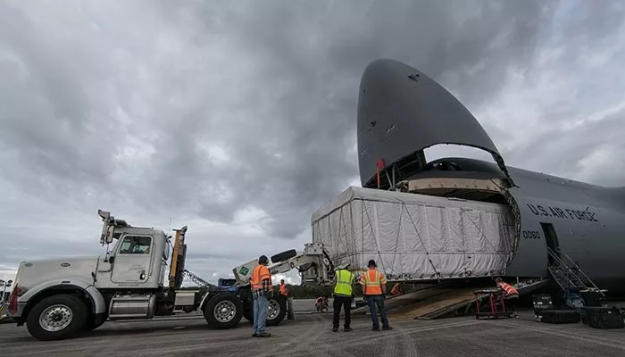 GOES-S Delivery to KSC