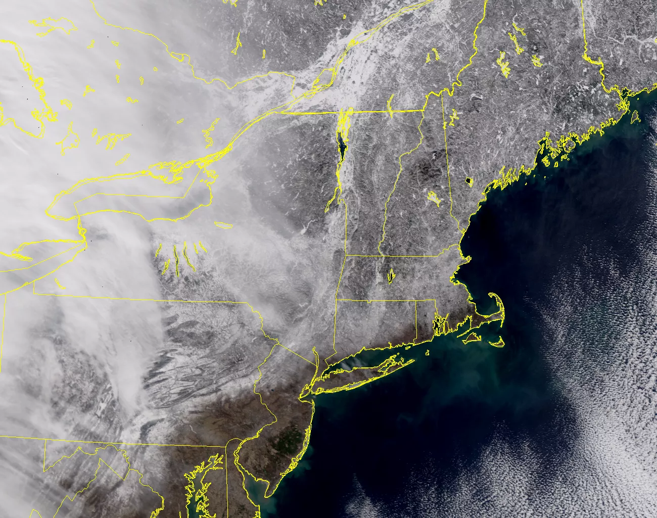 Image of VIIRS True Color RGB composite