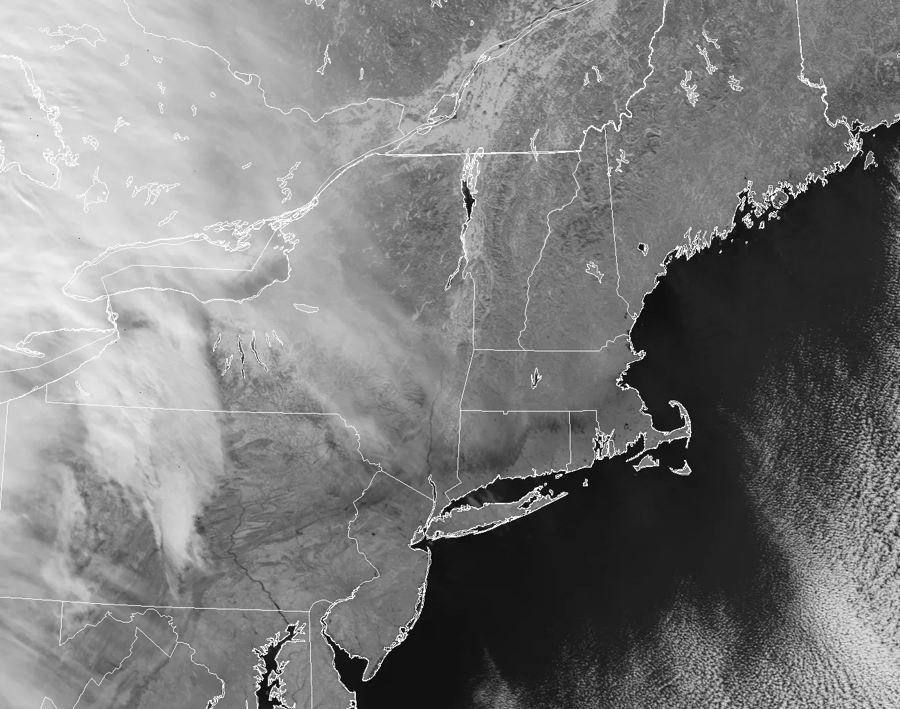 Image of VIIRS channel M-8 (1.24 µm) from NOAA-20 (17:09 UTC, 22 January 2019). Image courtesy Curtis Seaman (CIRA/Colorado State University)