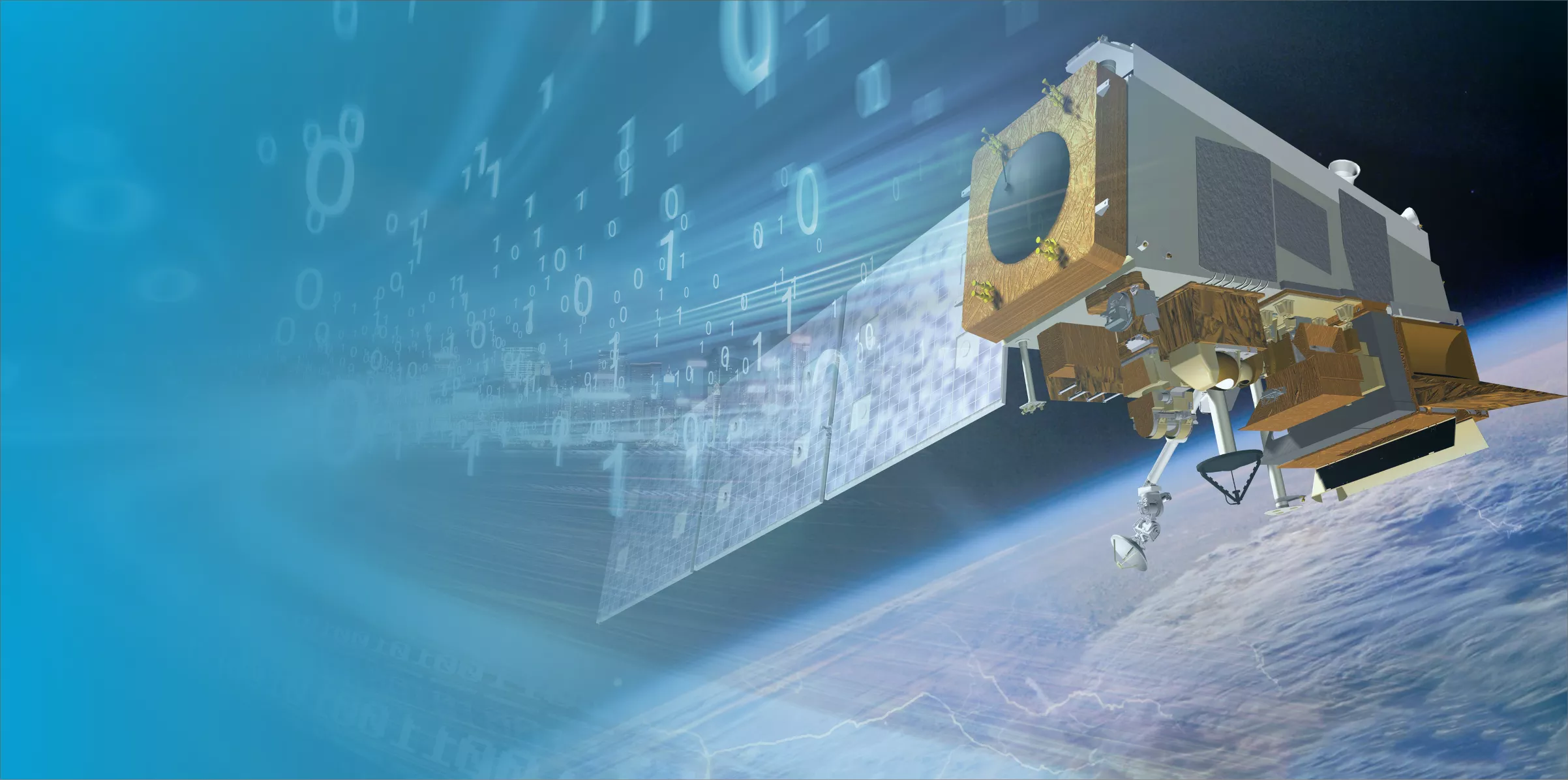 Rendering of a JPSS satellite.