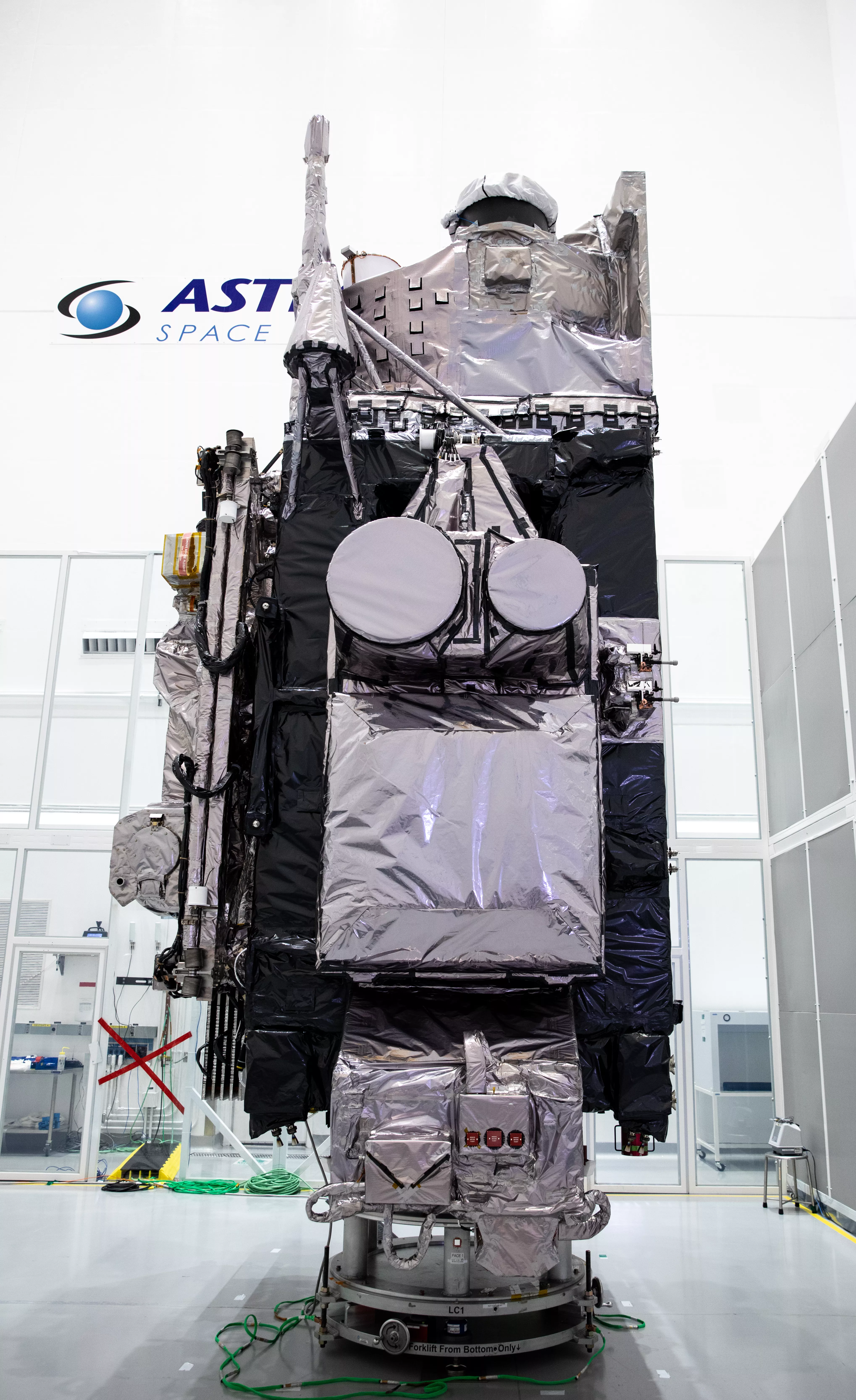 GOES-T in Astrotech Clean Room