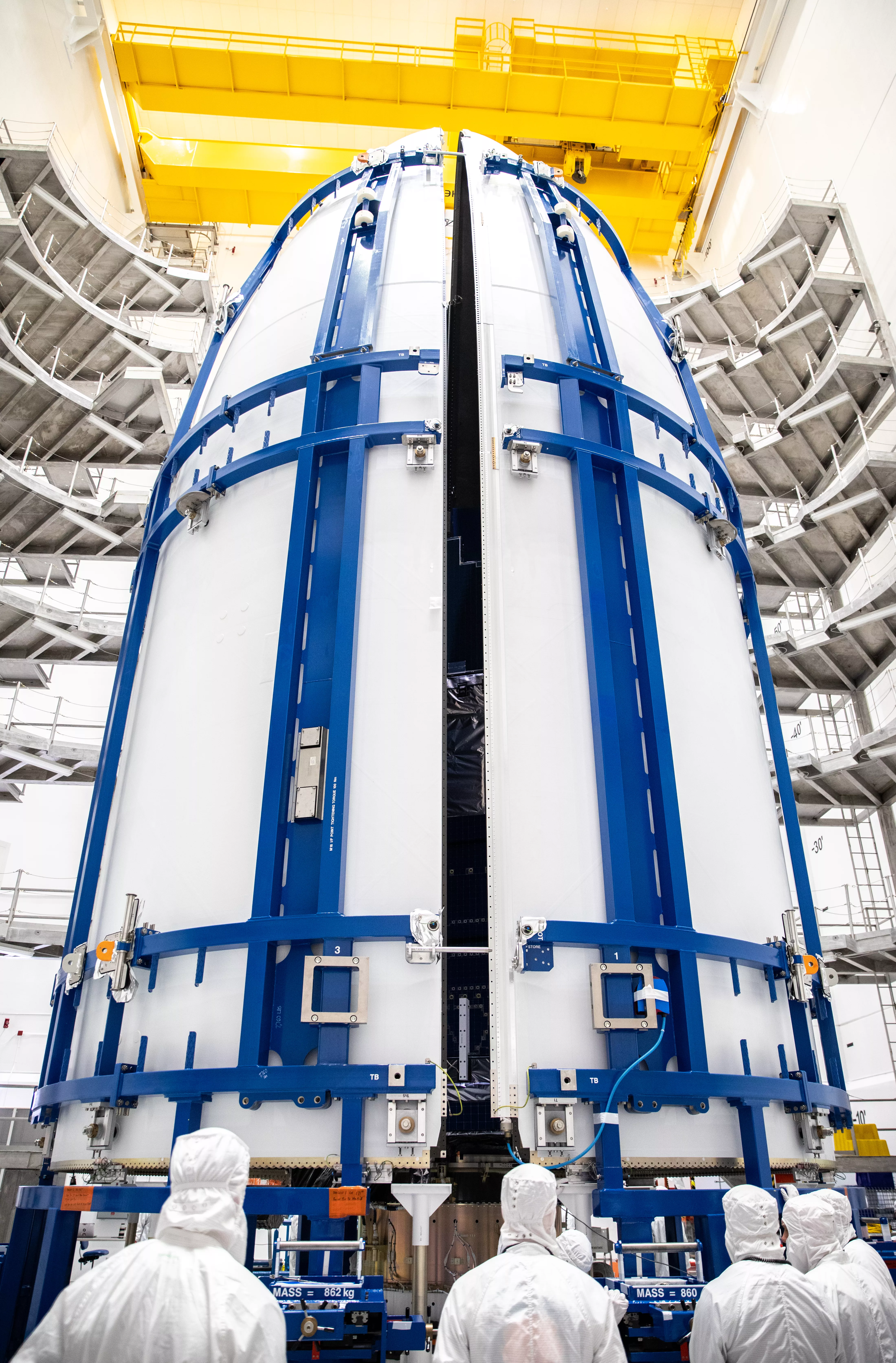 GOES-T Encapsulated in Rocket Fairing