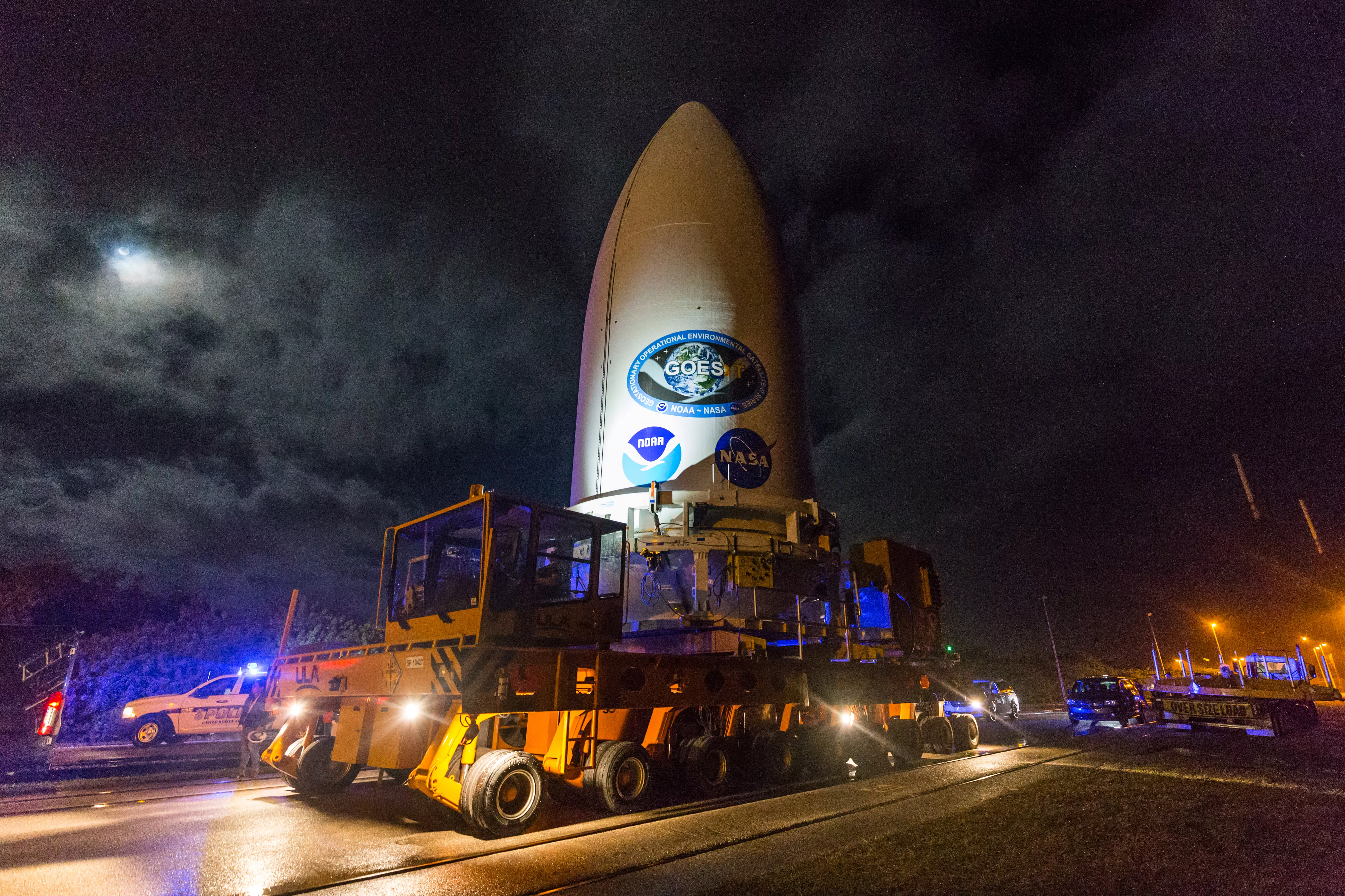 GOES-T Transported for Mate to Launch Vehicle