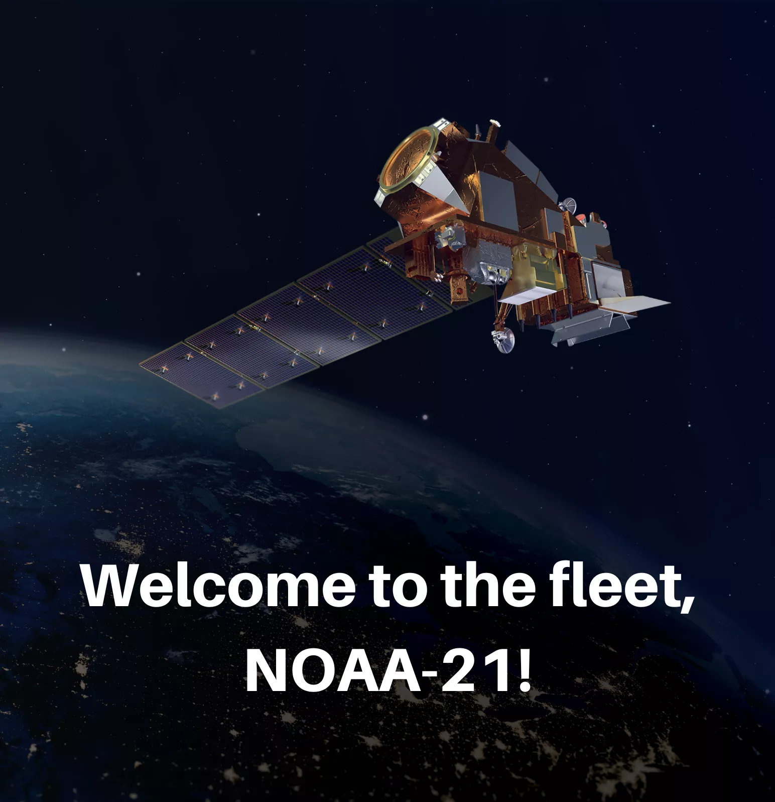 Welcome to the fleet, NOAA-21