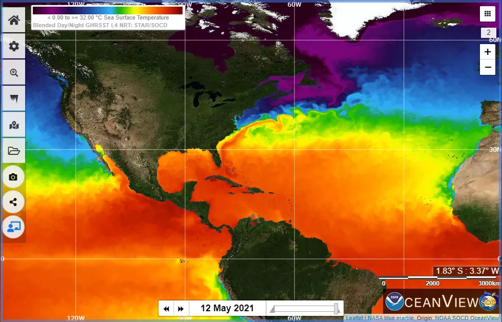 Image of oceans and the world