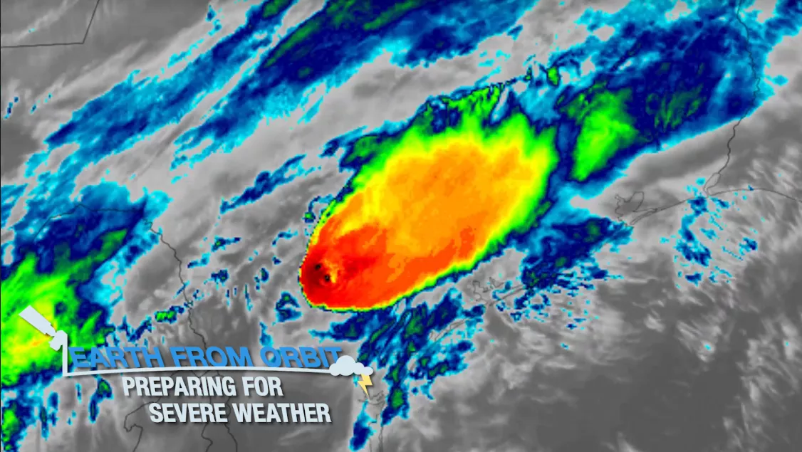 Earth from Orbit title card, Severe Weather