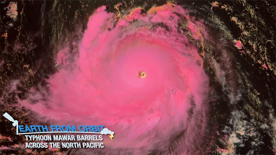 Typhoon Mawar Title Card