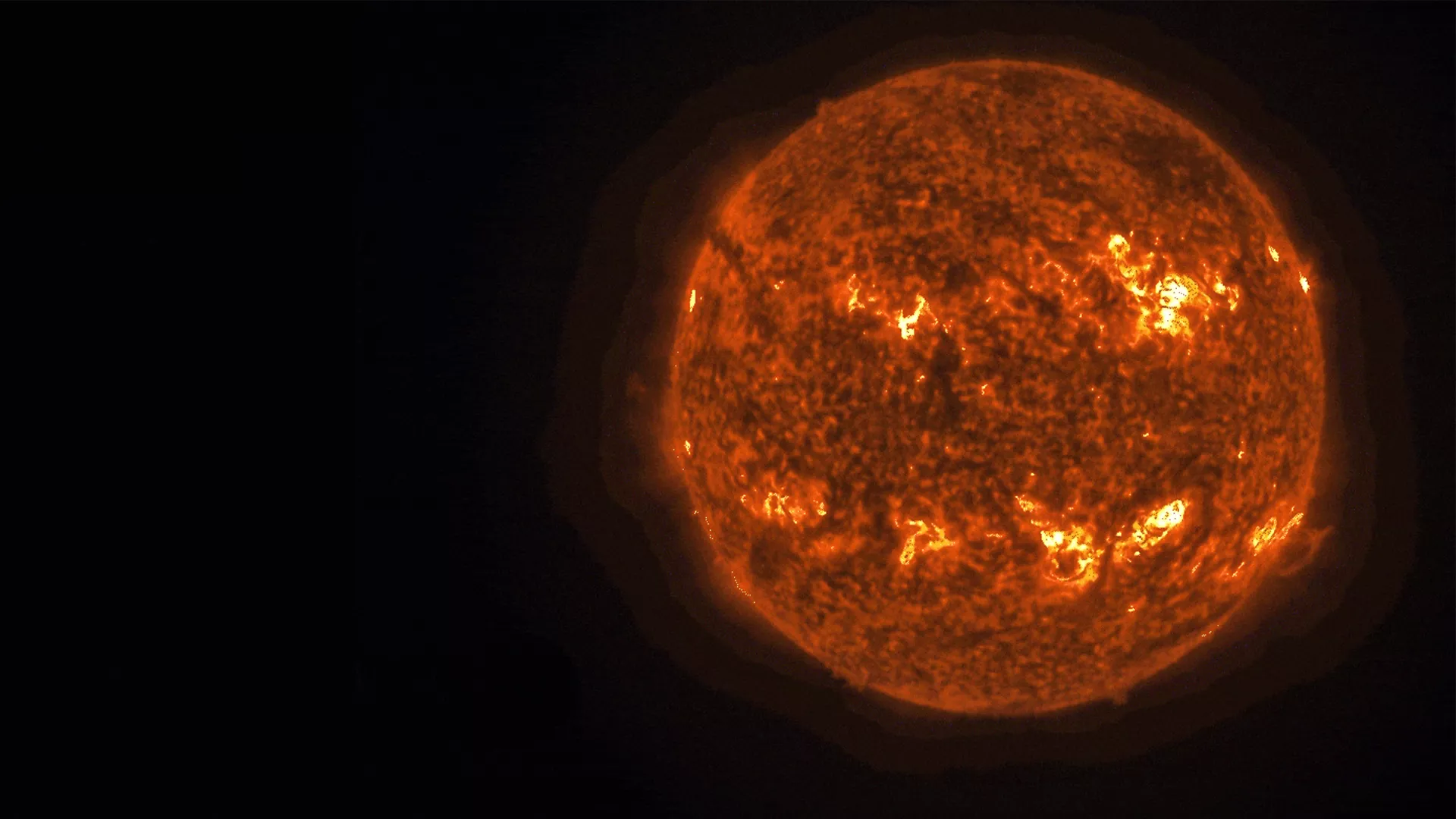 Image of the sun using the CCOR instrument. 