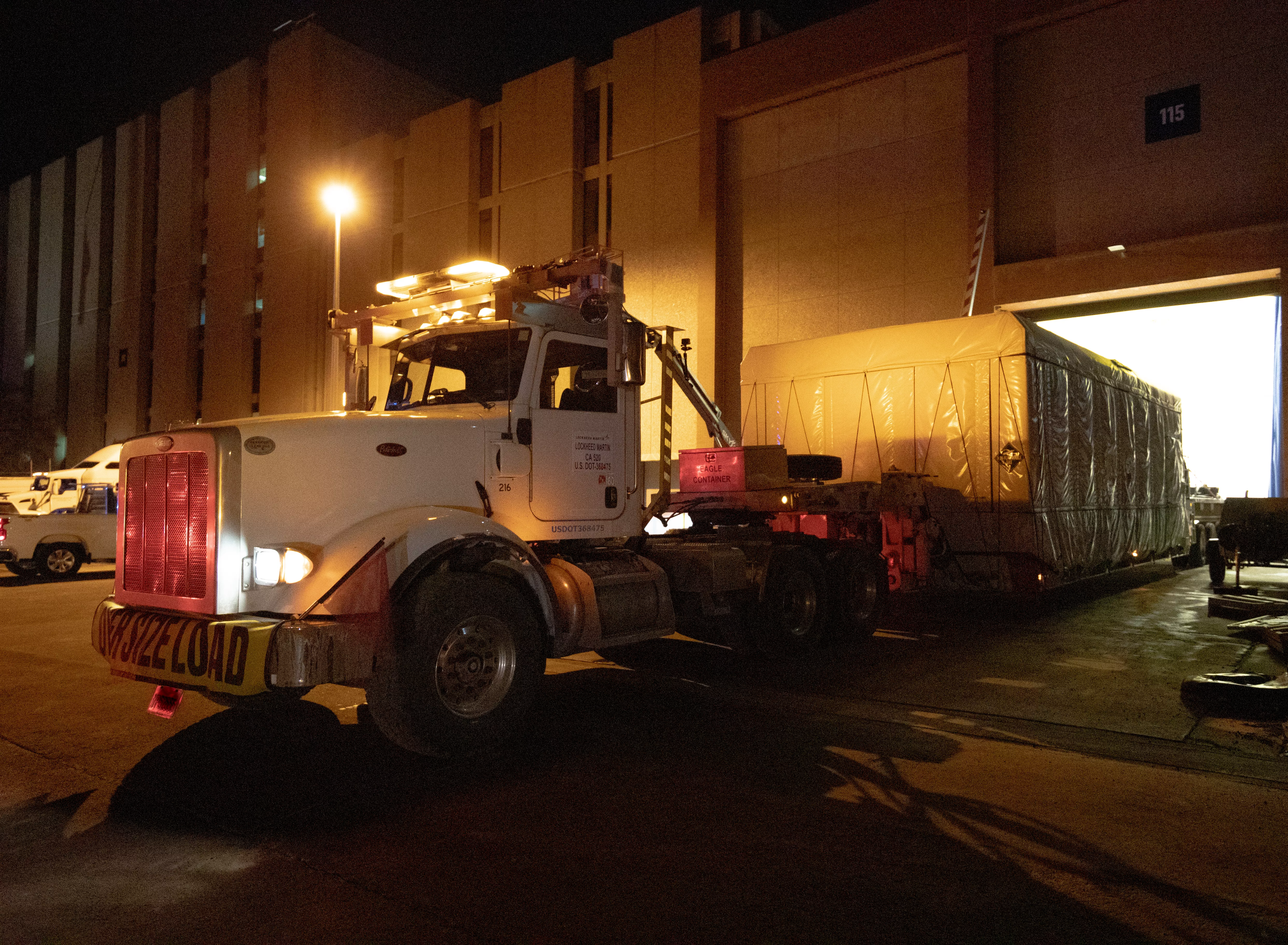 GOES-U on truck