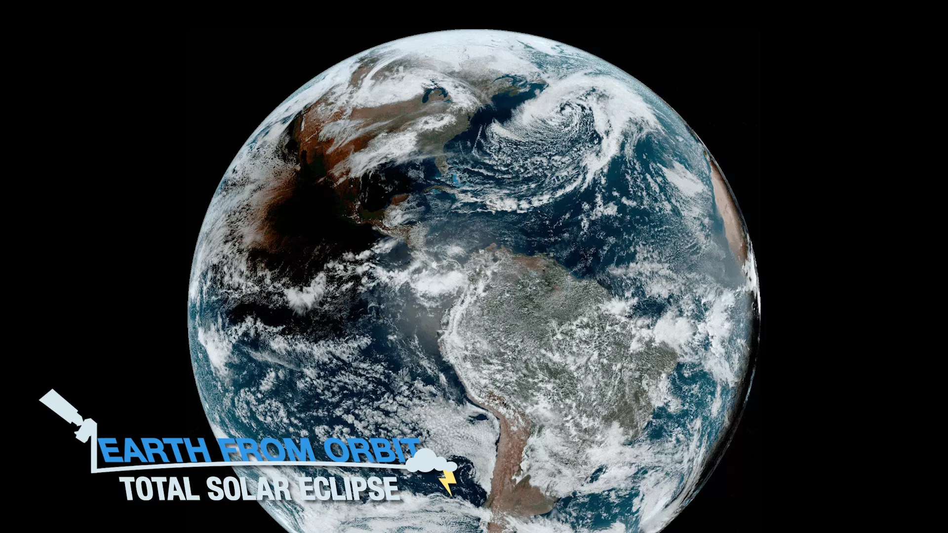 NOAA Satellites View Total Solar Eclipse